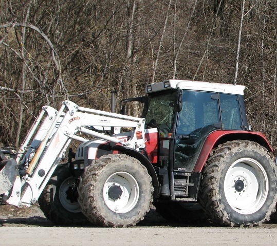  Steyr  9094, chargeur frontal Hydrac 2200